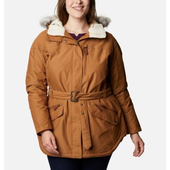 Columbia Jas Dames, Carson Pass II Plus Size Bruin, 58RYGETPQ